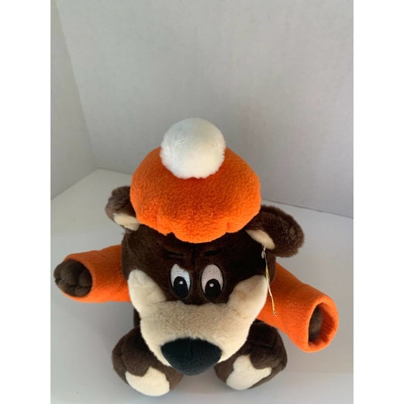 A&W The Great Root Bear by Gund Plush 2000 16" Tall Orange Shirt Tags No Pants - Picture 10 of 10